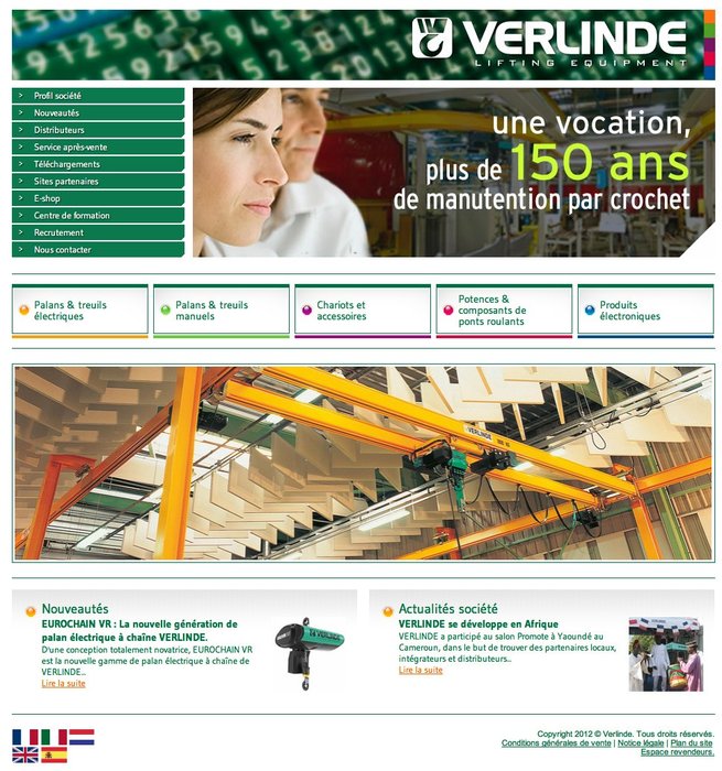 New website www.verlinde.fr and www.verlinde.com